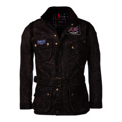 Barbour International Triumph Waxed Jacket, Hickory